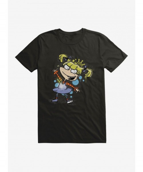 Huge Discount Rugrats Angelica Graffiti T-Shirt $7.07 T-Shirts