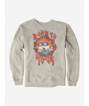 Crazy Deals Rugrats Chuckie Born To Rock Sweatshirt $10.92 Sweatshirts