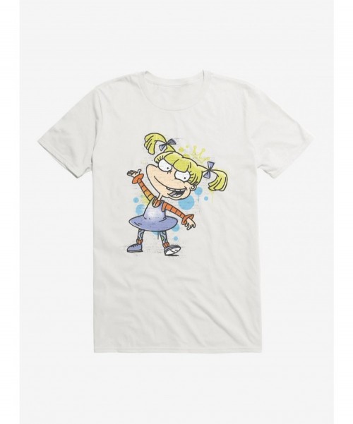 Huge Discount Rugrats Angelica Graffiti T-Shirt $7.07 T-Shirts