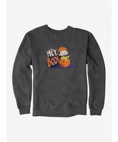 New Arrival Rugrats Halloween Dil Hey Boo! Sweatshirt $8.86 Sweatshirts