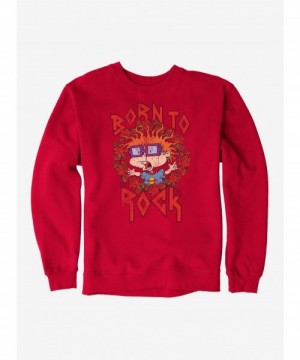 Crazy Deals Rugrats Chuckie Born To Rock Sweatshirt $10.92 Sweatshirts