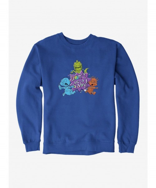 Discount Sale Rugrats Don?t Be A Baby Sweatshirt $14.76 Sweatshirts