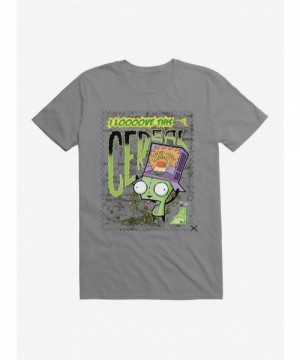 Value for Money Invader Zim I Love Cereal T-Shirt $8.60 T-Shirts