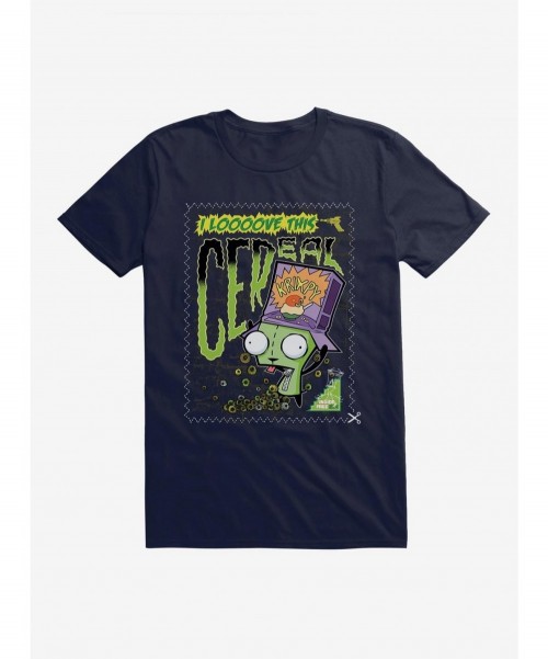 Value for Money Invader Zim I Love Cereal T-Shirt $8.60 T-Shirts