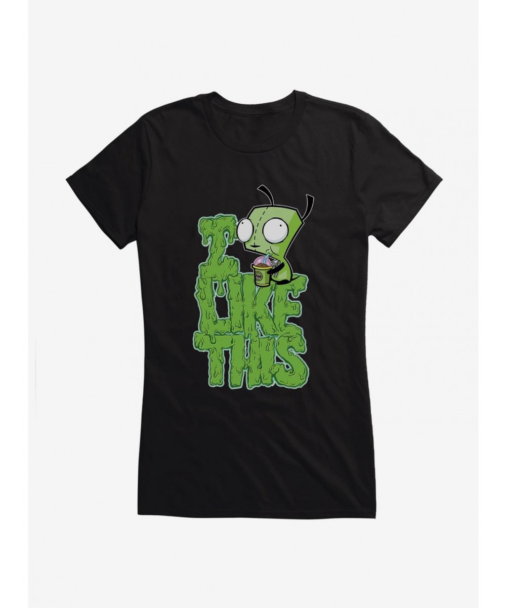 Absolute Discount Invader Zim I Like This Girls T-Shirt $9.96 T-Shirts