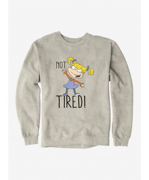 Limited-time Offer Rugrats Angelica Not Tired Sweatshirt $11.22 Sweatshirts