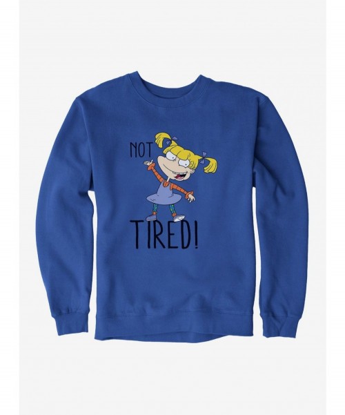 Limited-time Offer Rugrats Angelica Not Tired Sweatshirt $11.22 Sweatshirts