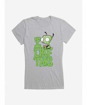 Absolute Discount Invader Zim I Like This Girls T-Shirt $9.96 T-Shirts