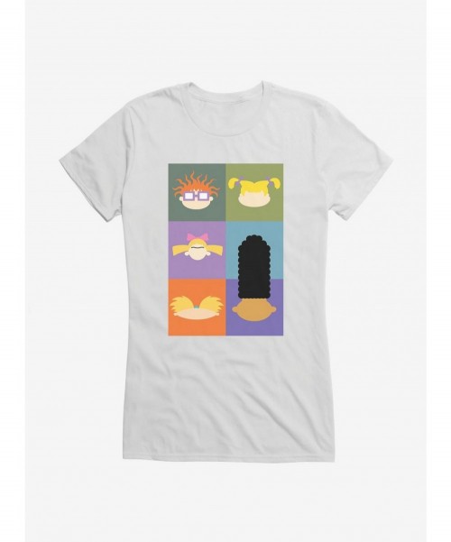 Discount Sale Nick 90's Characters Girls T-Shirt $8.57 T-Shirts