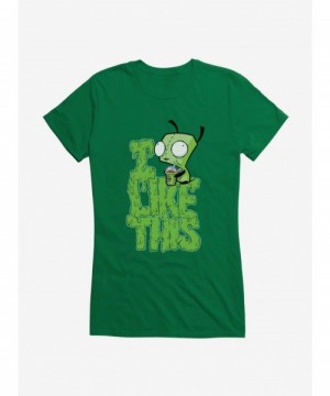 Absolute Discount Invader Zim I Like This Girls T-Shirt $9.96 T-Shirts