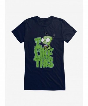 Absolute Discount Invader Zim I Like This Girls T-Shirt $9.96 T-Shirts