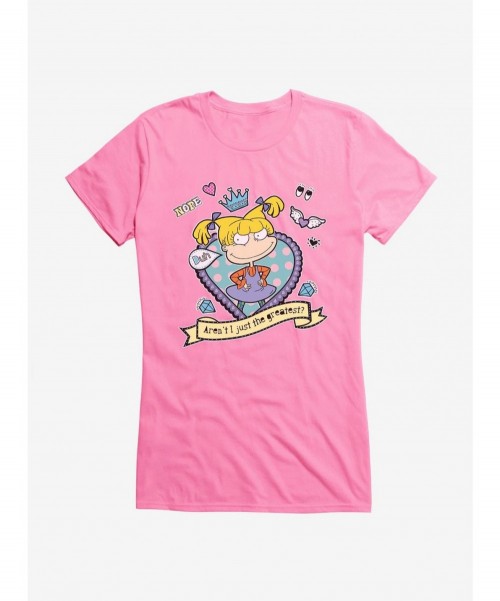 Low Price Rugrats Angelica Aren't I Just The Greatest? Girls T-Shirt $7.17 T-Shirts