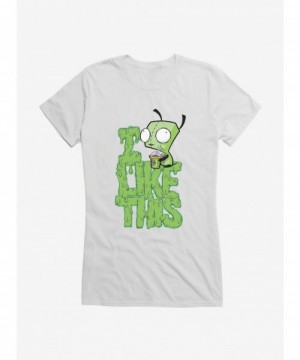 Absolute Discount Invader Zim I Like This Girls T-Shirt $9.96 T-Shirts