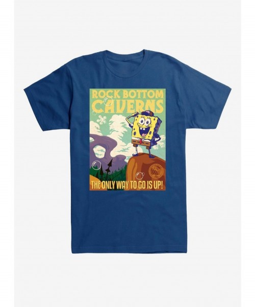 Hot Selling SpongeBob Rock Bottom Caverns T-Shirt $6.63 T-Shirts