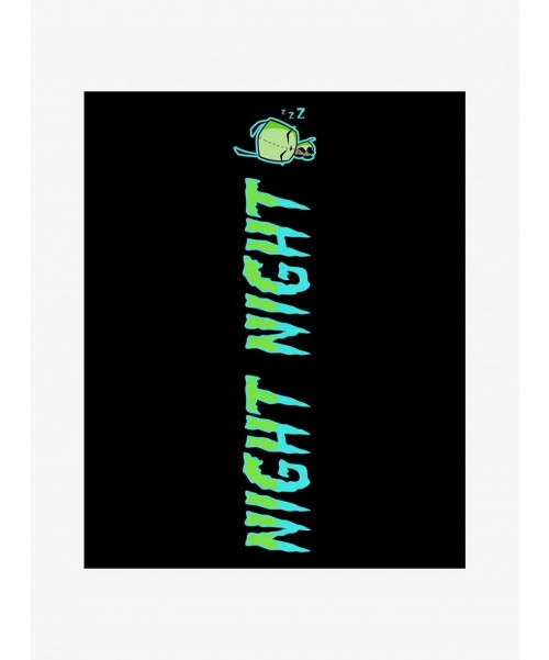 Absolute Discount Invader ZIM Night Night Gir Jogger Sweatpants $13.41 Other Merch