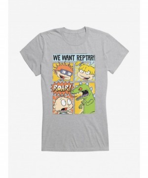 Special Rugrats We Want Reptar Girls T-Shirt $7.97 T-Shirts