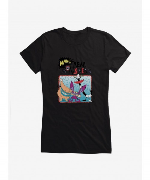 Fashion Aaahh!!! Real Monsters Group Pose Girls T-Shirt $8.17 T-Shirts