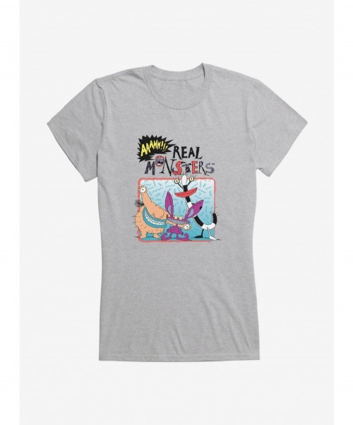 Fashion Aaahh!!! Real Monsters Group Pose Girls T-Shirt $8.17 T-Shirts