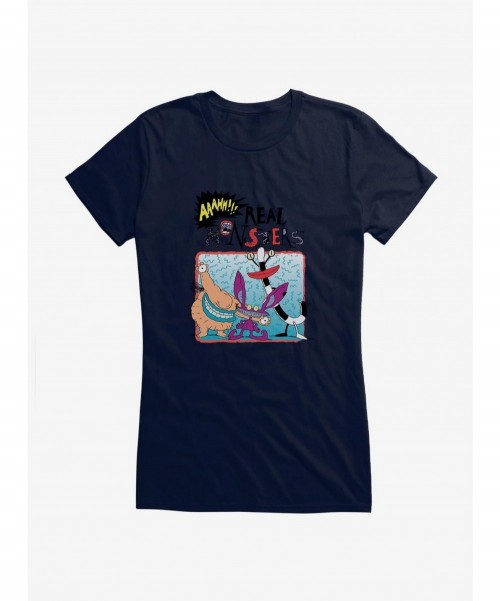 Fashion Aaahh!!! Real Monsters Group Pose Girls T-Shirt $8.17 T-Shirts