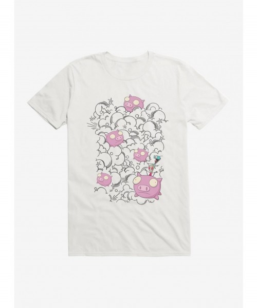 Crazy Deals Invader Zim Pig Stampede T-Shirt $8.60 T-Shirts