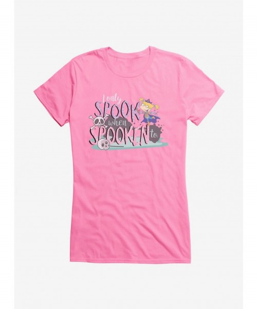 Value for Money Rugrats Halloween Angelica Spook When Spooken To Girls T-Shirt $8.37 T-Shirts