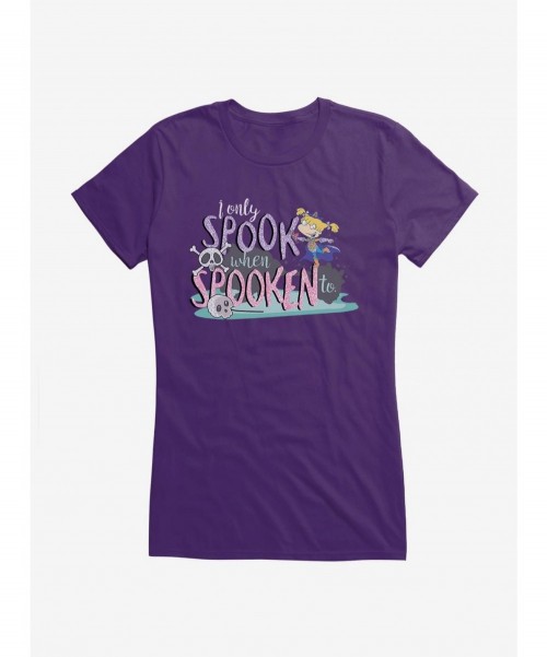 Value for Money Rugrats Halloween Angelica Spook When Spooken To Girls T-Shirt $8.37 T-Shirts