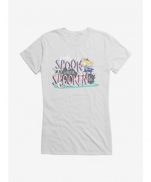 Value for Money Rugrats Halloween Angelica Spook When Spooken To Girls T-Shirt $8.37 T-Shirts