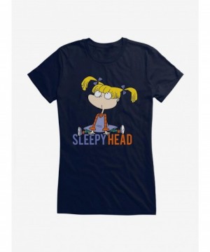 Pre-sale Discount Rugrats Angelica Sleepy Head Girls T-Shirt $6.97 T-Shirts