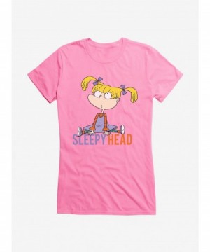 Pre-sale Discount Rugrats Angelica Sleepy Head Girls T-Shirt $6.97 T-Shirts