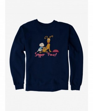 Big Sale Rugrats Spike And Tommy Supper Time! Sweatshirt $10.33 Sweatshirts