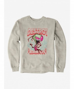 Crazy Deals Invader Zim Unique Destroy Sweatshirt $11.51 Sweatshirts