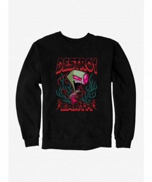 Crazy Deals Invader Zim Unique Destroy Sweatshirt $11.51 Sweatshirts