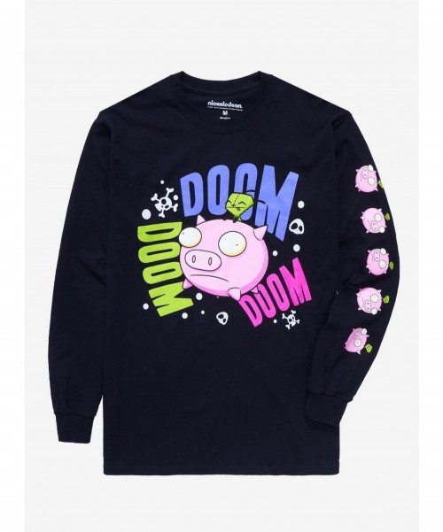 Limited Time Special Invader Zim GIR Doom Long-Sleeve T-Shirt $6.24 T-Shirts