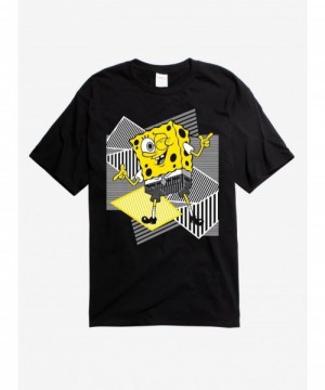 Flash Sale SpongeBob Striped T-Shirt $7.25 T-Shirts