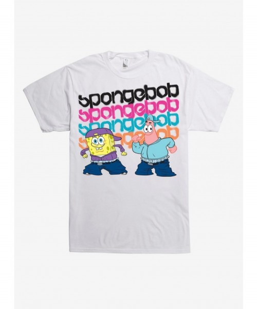 Festival Price SpongeBob Hip Hop T-Shirt $7.25 T-Shirts