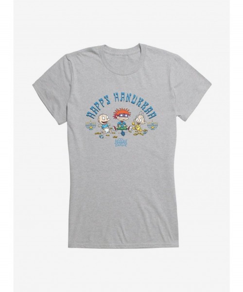 Value Item Rugrats Happy Hanukkah Crew Girls T-Shirt $8.57 T-Shirts