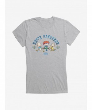 Value Item Rugrats Happy Hanukkah Crew Girls T-Shirt $8.57 T-Shirts