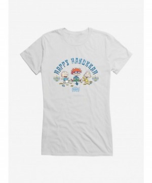 Value Item Rugrats Happy Hanukkah Crew Girls T-Shirt $8.57 T-Shirts