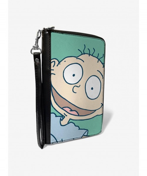 Value Item Rugrats Tommy Pickles Face Close Up Zip Around Wallet $10.47 Wallets