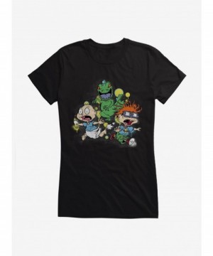 Hot Sale Rugrats Reptar Run Graffiti Girls T-Shirt $7.57 T-Shirts