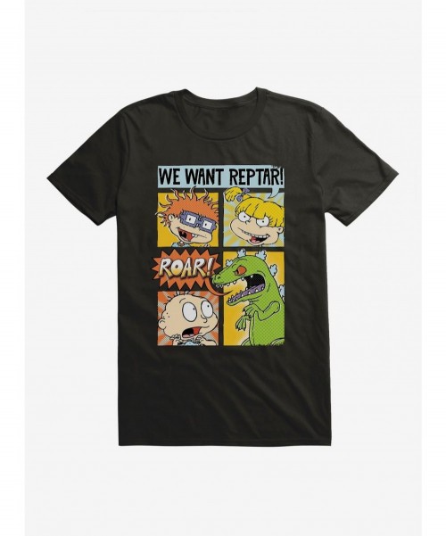 Hot Sale Rugrats We Want Reptar T-Shirt $8.03 T-Shirts