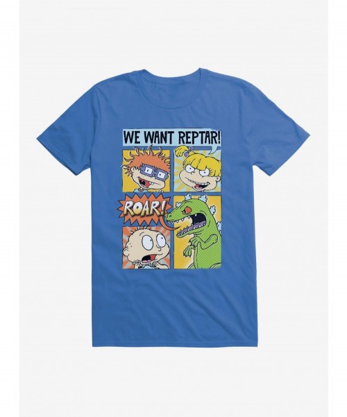 Hot Sale Rugrats We Want Reptar T-Shirt $8.03 T-Shirts