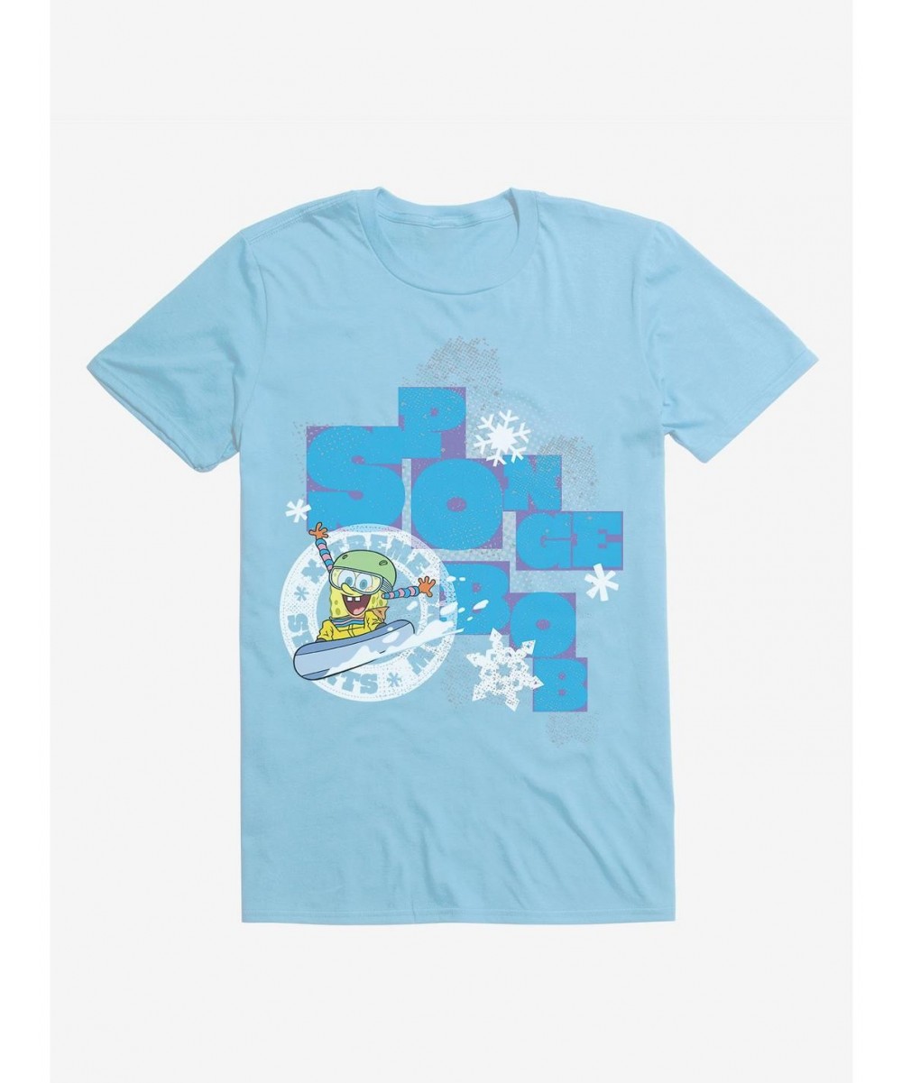 Exclusive SpongeBob Snowboard Xtreme Sports T-Shirt $8.08 T-Shirts