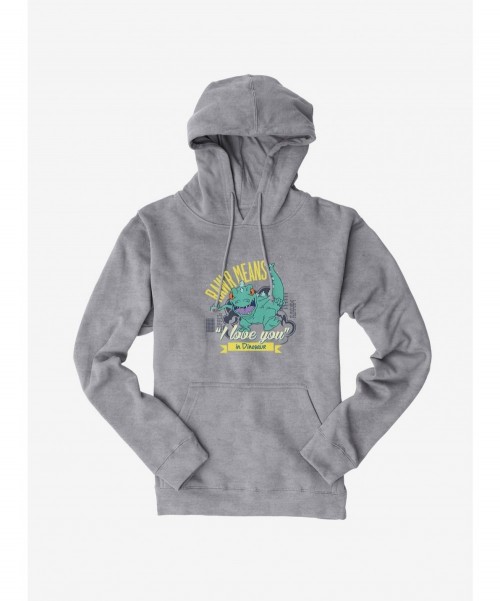 Trendy Rugrats Reptar Rawr Means I Love You In Dinosaur Hoodie $11.85 Hoodies