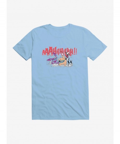 Low Price Aaahh!!! Real Monsters Brick Wall T-Shirt $9.18 T-Shirts