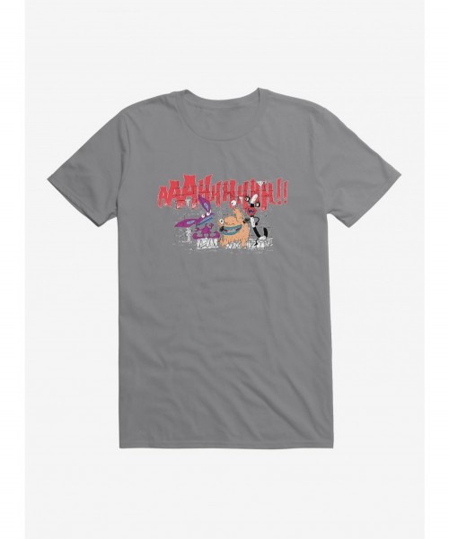 Low Price Aaahh!!! Real Monsters Brick Wall T-Shirt $9.18 T-Shirts