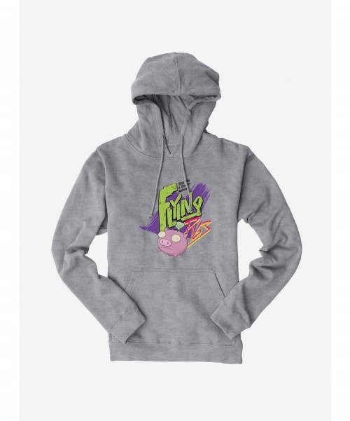 Huge Discount Invader Zim Flying Pigs Hoodie $13.65 Hoodies