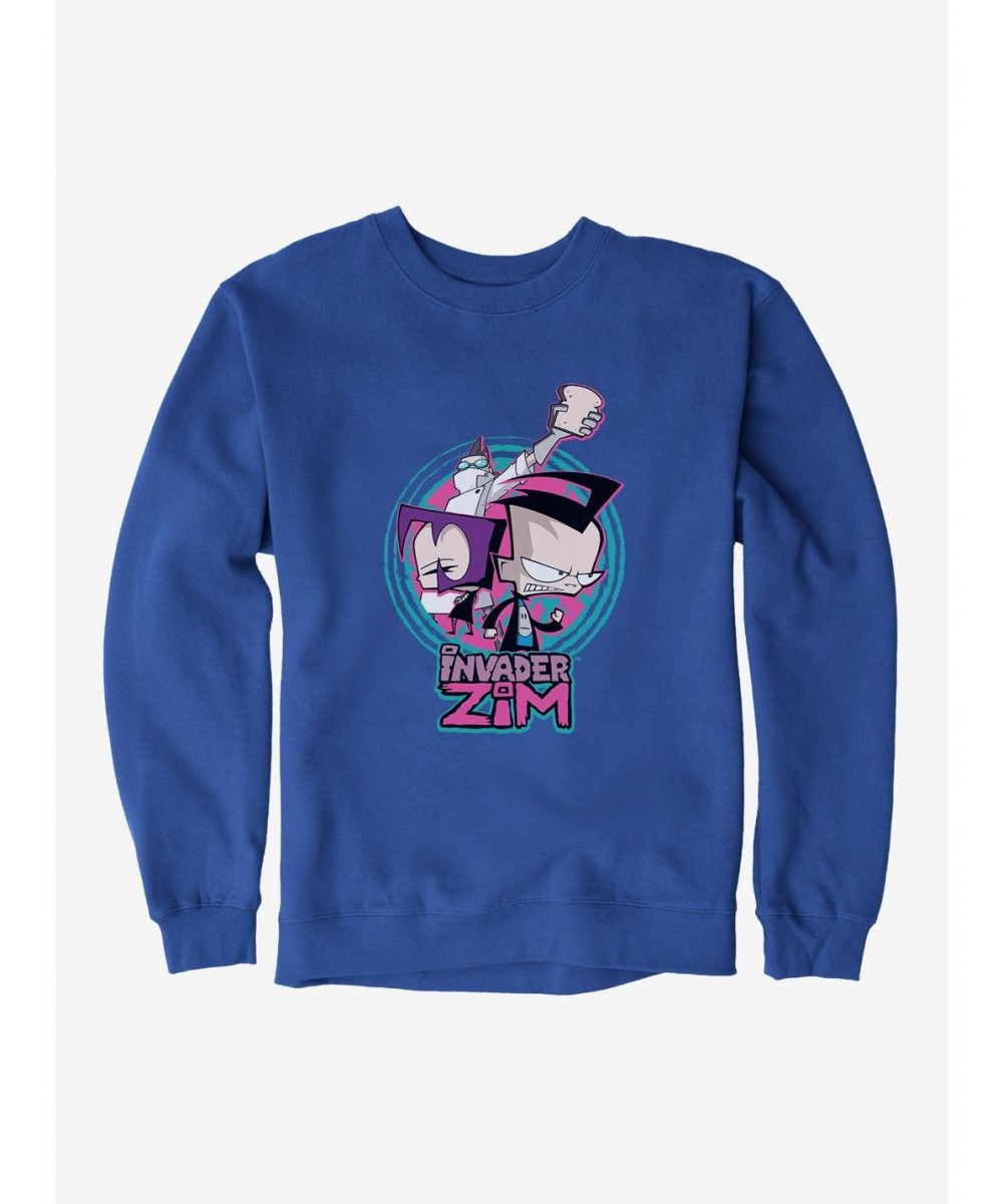 Hot Selling Invader Zim Gaz, Dib & Professor Membrane Sweatshirt $10.33 Sweatshirts