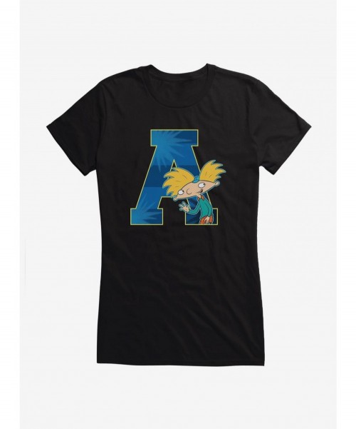 Trendy Hey Arnold! A For Arnold Girls T-Shirt $8.37 T-Shirts