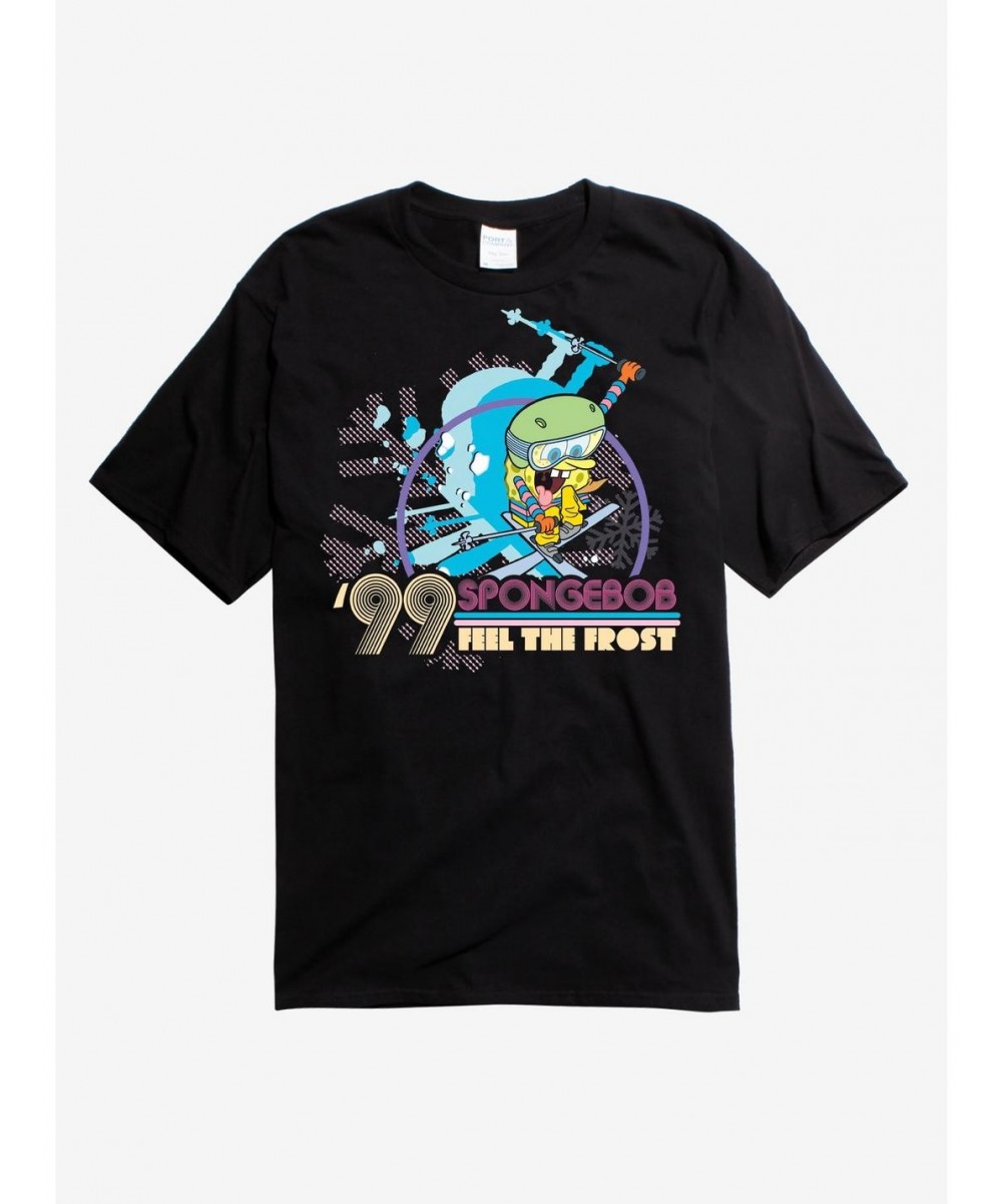 Flash Sale SpongeBob Feel the Frost T-Shirt $6.22 T-Shirts